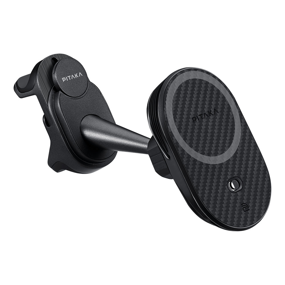 Pitaka MagEZ Pro 2 M-safe Şarj Özellikli Qi2 Tesla Model Y ve Model 3 Uyumlu Aramid Fiber Araç Telefon Tutucu Pitaka MagEZ Pro 2 M-safe Şarj Özellikli Qi2 Tesla Model Y ve Model 3 Uyumlu Aramid Fiber Araç Telefon Tutucu